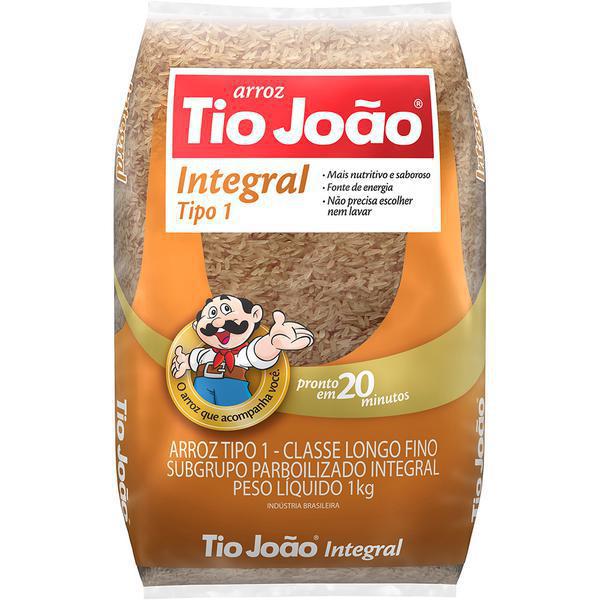 Empório Norte Sul ARROZ TIO JOAO 1KG INTEGRAL